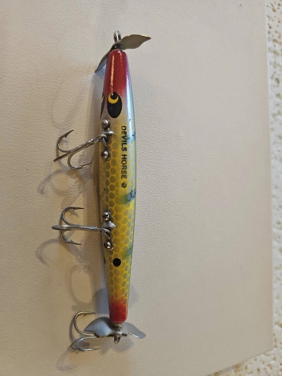 Lot De 5 Leurres De Pêche Anciens Smithwick - Topwater Devil's Horse - Vintage