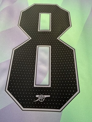 Odegaard #8 Mens LARGE Adidas Arsenal Gunners Third Champions