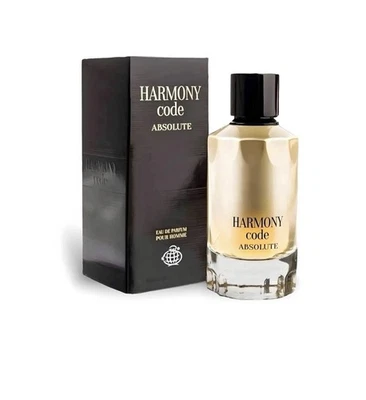 Fragrance World Harmony Code Absolute EDP 100ml For Men Long Lasting Perfume