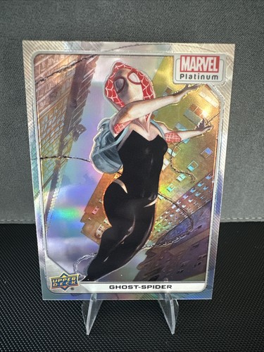 Ghost-Spider [Amber Crystals] #10 Marvel 2023 Upper Deck Platinum card