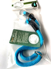 Mystique Nylonhalsband, rund, t&uuml;rkis, 8mm x 55cm Polyamid Gewebe Halsung MYS728