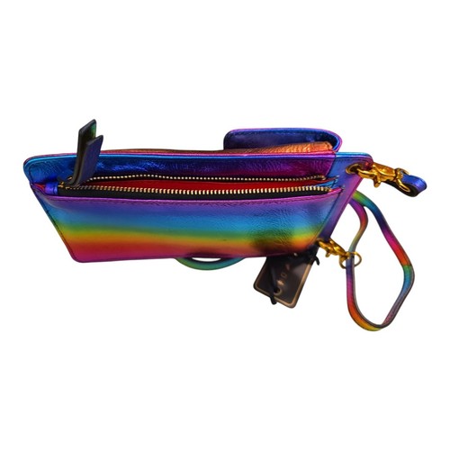 Sharif Legacy RAINBOW Pearlized Leather Crossbody Bag - Picture 3 of 3