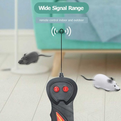 Remote Control RC Rat Mouse MICE Wireless For Cat Dog Pet Toy Novelty Gift - Picture 9 of 23