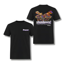 Mopar Shutdown Plymouth Super Stock Racing T-shirt Muscle Car Drag Racing