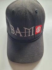Vintage Element Bam Margera Flexfit Hat Cap Y2K Skate Jackass Black Rare 00s