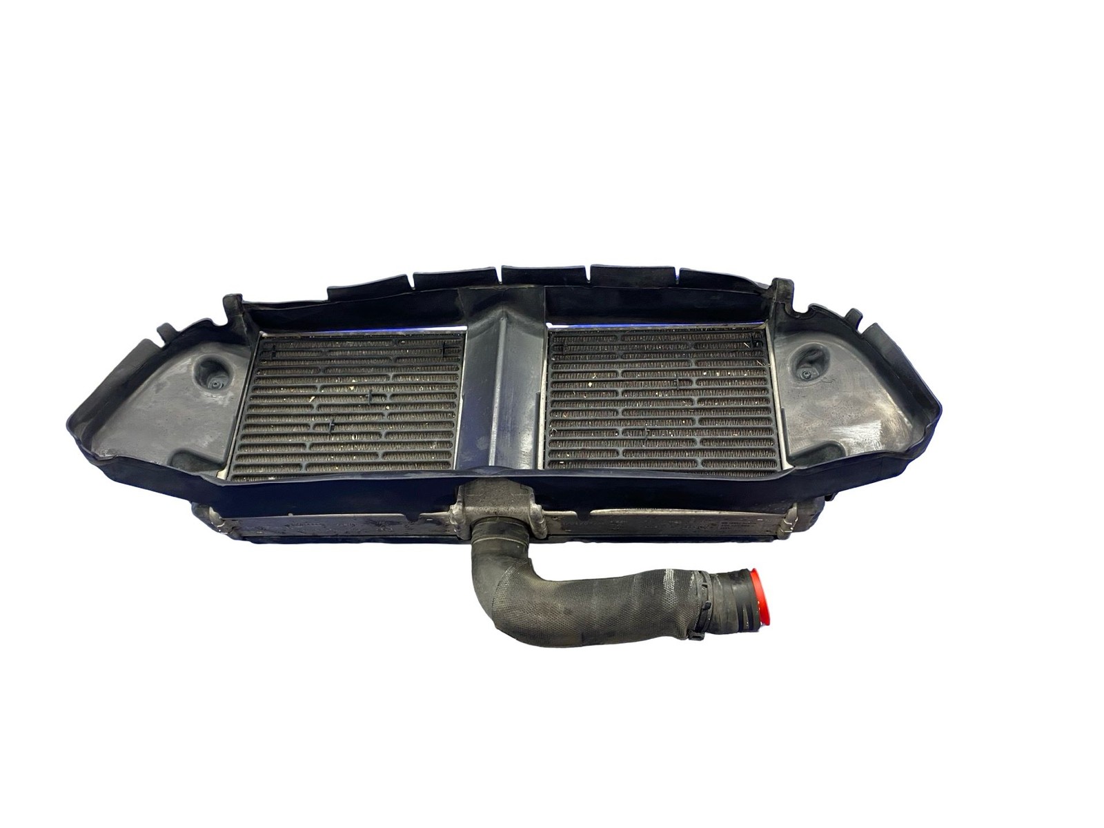 2008-2015 Audi R8 v10 Oem Awd 5.2l front center radiator w/ air shroud 420121254