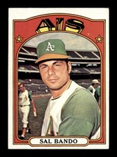 1972 Topps #650 Sal Bando   VGEX X3704782
