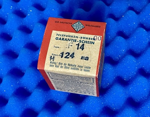 Tubo aspirazione ONE Telefunken EF-14 / NUOVO CON SCATOLA / spedizione veloce dagli USA / NOS EF14 - Foto 8 di 16
