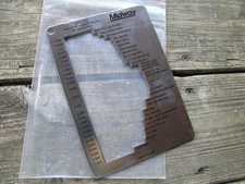 Midway Stainless Steel Rifle #3 max case gauge  .31 -.50 Caliber New