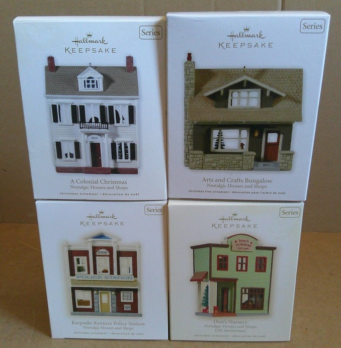 Hallmark Keepsake Ornaments Assorted Designs Lot of 4 (sequence 2008-2011)