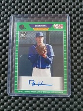 2021 Leaf Pro Set Baseball Blaster - Autographs Ben Kudrna #PS-BK1 Green (AU,...