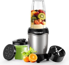 TECKNET 600W Personal Blender with 500ml & 150ml Cups for Smoothies, Juices, Nut