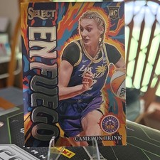 2024 Panini Select WNBA Cameron Brink En Fuego RC #5 Los Angeles Sparks