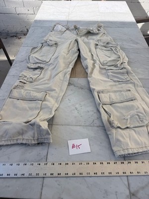 Pull And Bear Khaki Men's Cargo Pants Excellent Pre Owned Sz 38x30 #15