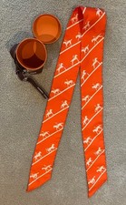 Hermes Silk Twilly Scarf with Box