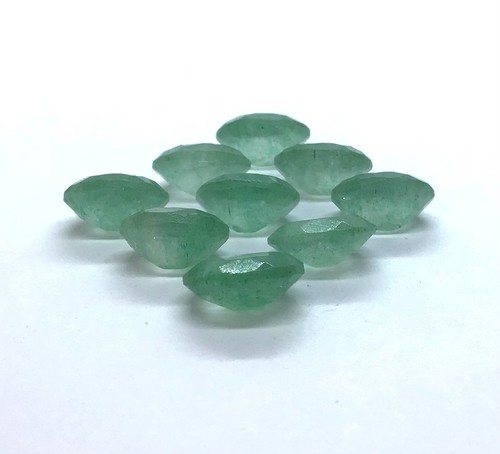 Piedras preciosas sueltas AAA de cuarzo fresa verde natural corte ovalado para joyería surtida - Imagen 3 de 8