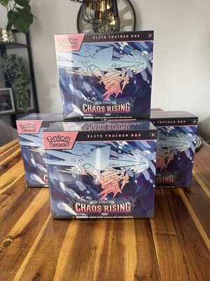 Pokemon TCG Chaos Rising ENGLISCH   (Wachsendes Chaos) Elite Trainer Box ETB