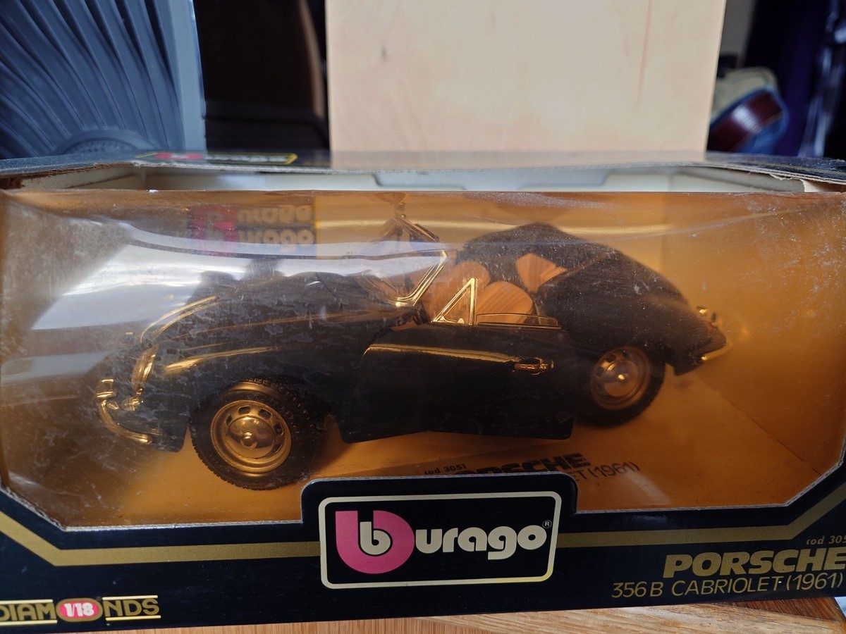 Bburago 1 18 diecast model Porsche 356B Cabriolet 1961 | eBay