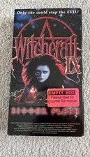 Witchcraft 9 IX Bitter Flesh VHS Videotape 1997 Rare Horror US