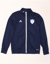 Adidas Jungen Aeroready Trainingsanzug Oberteil Jacke 13-14 Jahre dunkelblau Polyester CA49