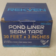 Pond Liner Seam Tape - 30 Feet X 3 Inch -Double Sided Butyl Tape -Bond Seal