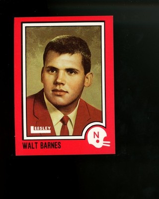 1989 Leesley NTV Pizza Hut Nebraska Cornhusker 100 #62 Walt Barnes