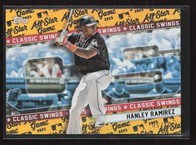 2025 Topps All Star Game #CS-12 Hanley Ramirez Classic Swings Gold /50