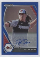 2021 Panini Prizm Draft Picks Blue Prizm Auto 25/99 Dylan Dodd #PDP96 Auto u6m