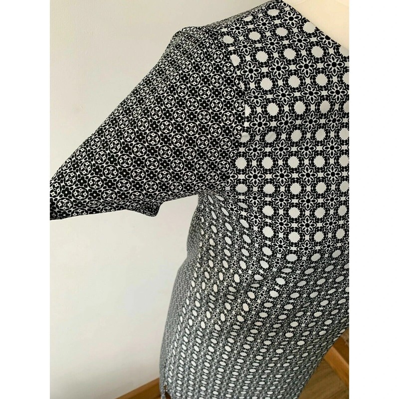 New Look Tunic Dress Monochrome Size 10 image 3