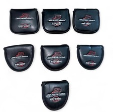 Set Of 7 Ray Cook Silver Ray Mallet Putter Headcover Red Stitching