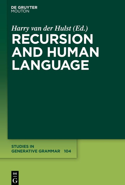 Recursion And Human Language Harry Van Der Hulst-image