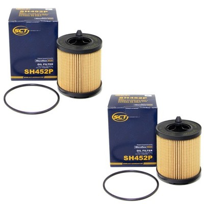 Ölfilter 2 X SCT SH452P für Chevrolet Fiat Opel Astra Vectra Saab 9-3 Alfa 159