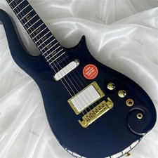 Prince Cloud Solid Electric Guitar Stainless Rounded Fret Inky Blue Fast Ship