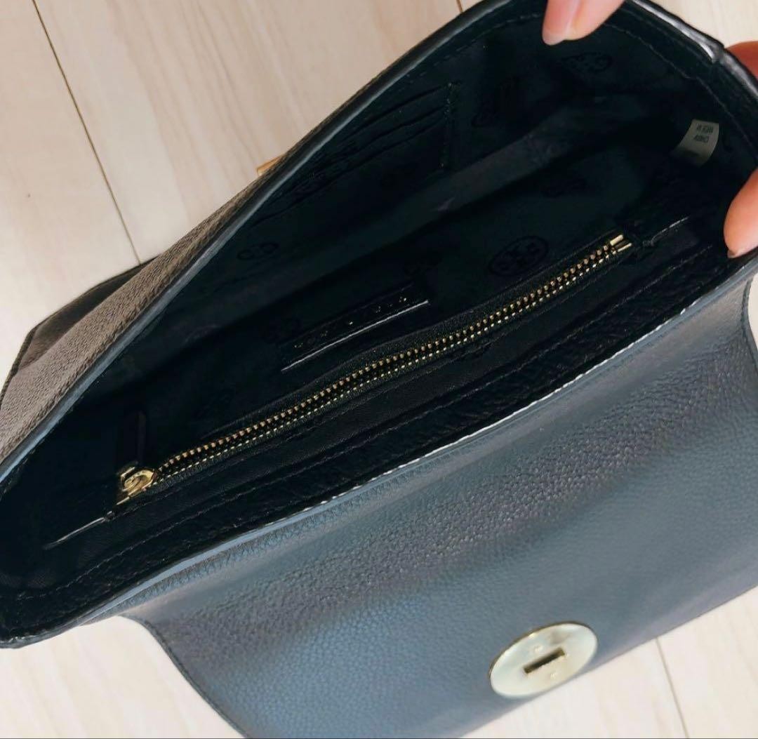 Tory Burch Chain Crossbody Shoulder Bag Leather Black Women's From Japan thumbnail 15