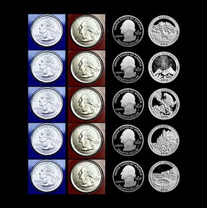 2012 P+D+S+S America the Beautiful National Parks ~ Proof Coins in Coin Flips 