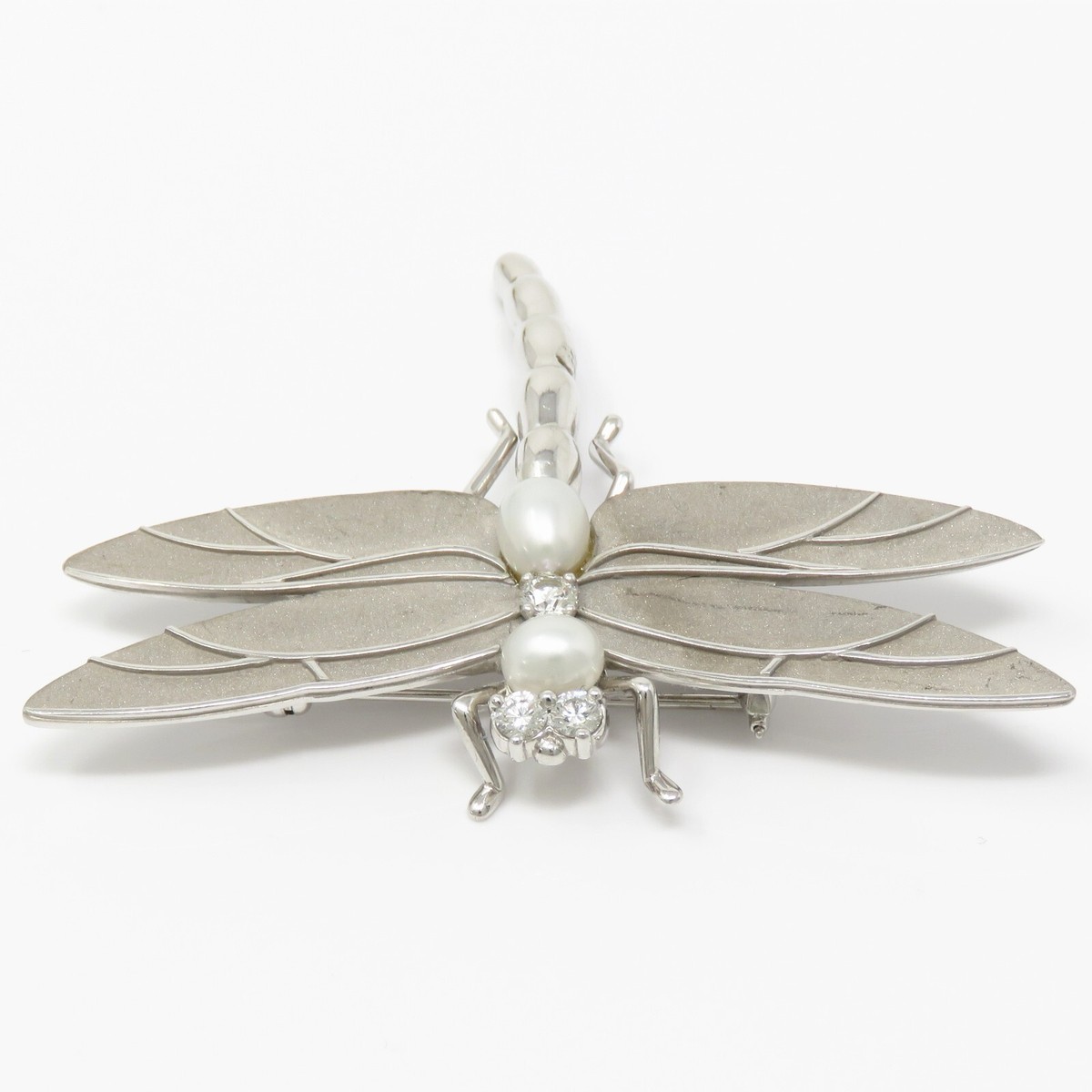 NYJEWEL Tiffany & Co. 18k White Gold Large Diamond Pearl NYJEWEL Tiffany & Co. 18k White Gold Large Diamond Pearl
