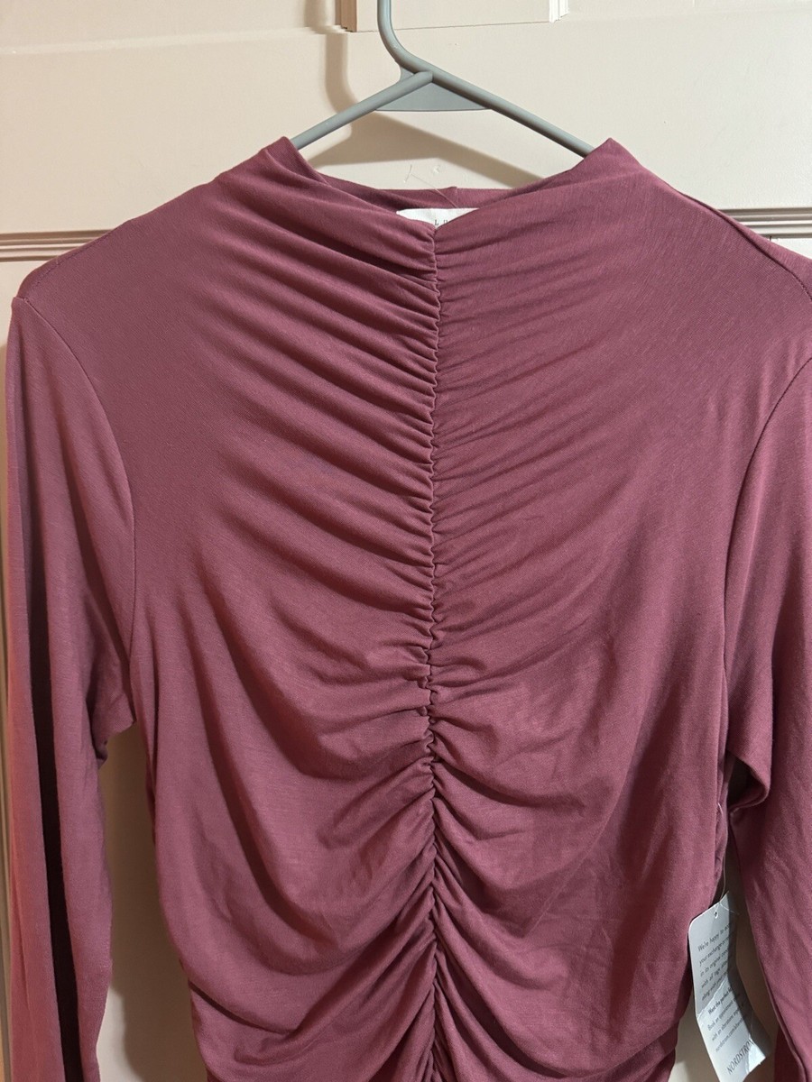 long sleeve maroon homecoming dress Burgundy Long Sleeve Mermaid Off-the-shoulder Prom Dress with Slit