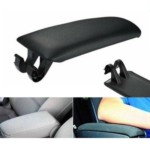 Fit For 2005-2008 Audi A4 Black Leather Armrest Center Console Lid Cover - Bild 7 von 9
