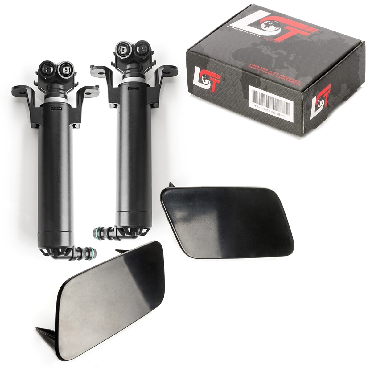 2x Headlight Washer Nozzle Cover Set for Audi A3 8V Sportback 2012-2016