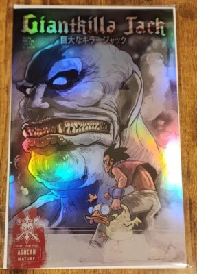 Giantkilla Jack Ashcan Megacon exclusive black white variant Attack Titan Homage