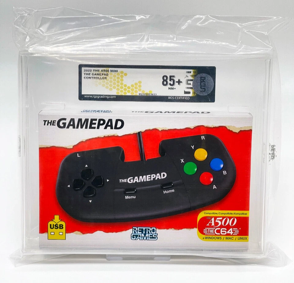 The A500 Mini Controller Mini Pad RGS 85+ NM+ Graded SEALED Retro Games NO VGA - Image 3 of 4