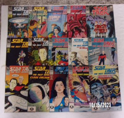 STAR TREK NEXT GENERATION 1989 64 VF/NM ISSUES #1 THRU 52 COMPLETE