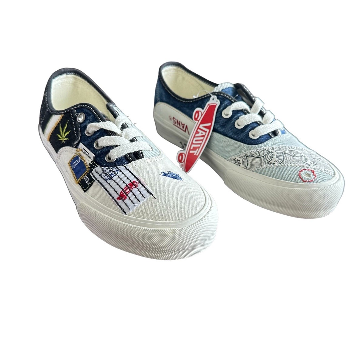 Vault x Vans Authentic VR3 Patchwork Black Grey White Shoes