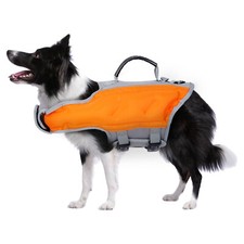 Pet Dog Life Jacket Puppy Swimming Safety Float Vest Reflective Stripe Boating