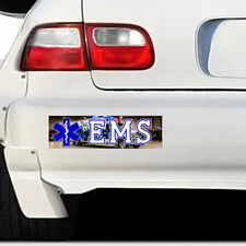 EMS Bumper Stickers Emergency Medical Services Paramedic EMT Hero Design Logo
