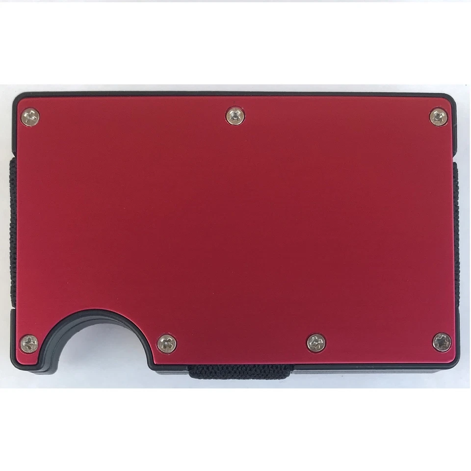 Carteira clipe de dinheiro pequena segura muito dentro, uma carteira masculina, um testemunho dele - Imagem 2 de 4