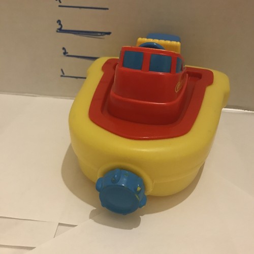 Curious George 2007 Rare Bath Toy Boat Only (No Figure) 7" Wind Up Boat 2658NT - Picture 3 of 7