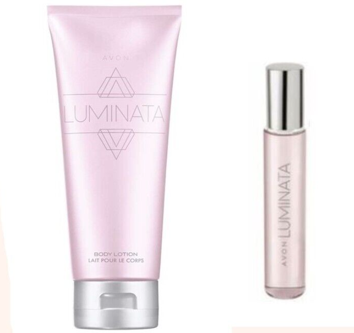 Avon Luminata set Body Lotion 150ml & 10ml Purse Spray, Discontinued