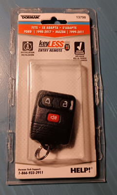 Dorman 13798 keyless entry remote fob Ford Lincoln Mercury Mazda 1999-2011