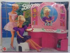 MATTEL VTG 1991 BARBIE BEAUTY CENTER # 9454 EUROPEAN UNUSED INCOMPLETE SET MIB